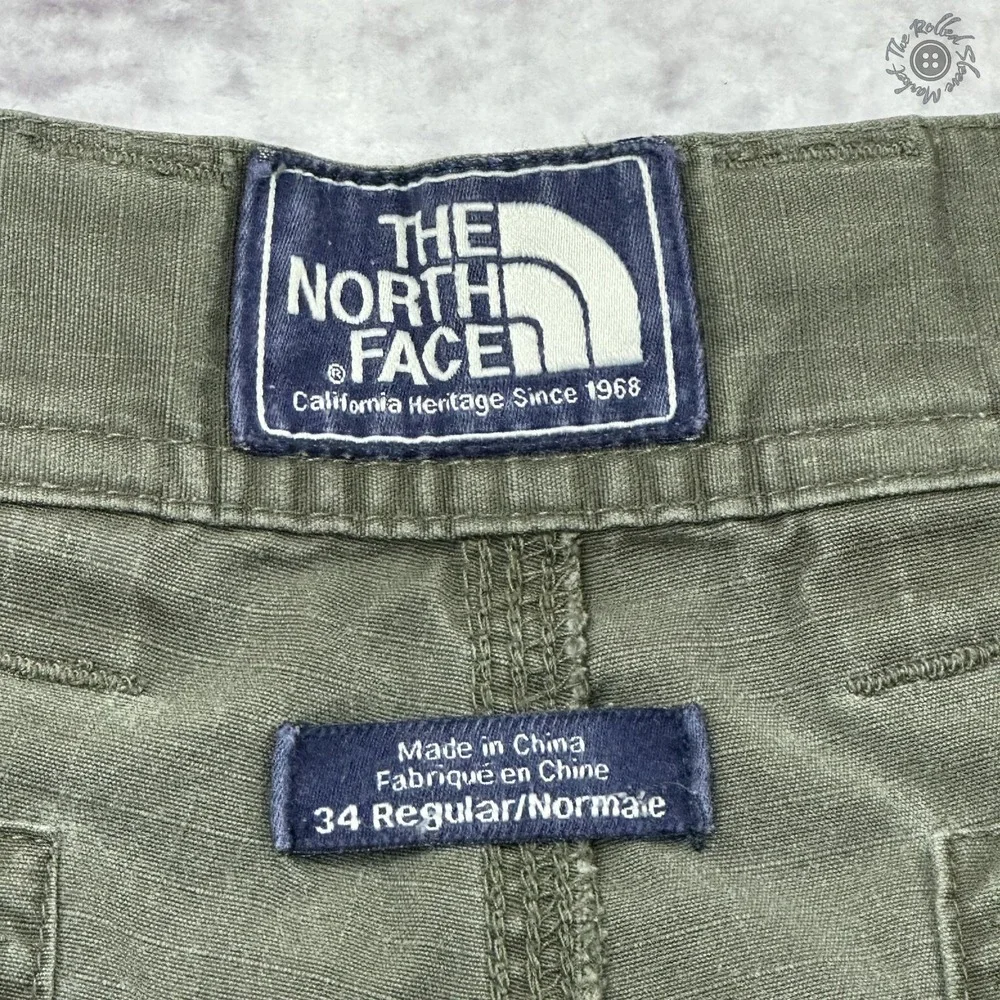 The North Face Cargo‎ Shorts Mens 34 Olive Green Cotton 11